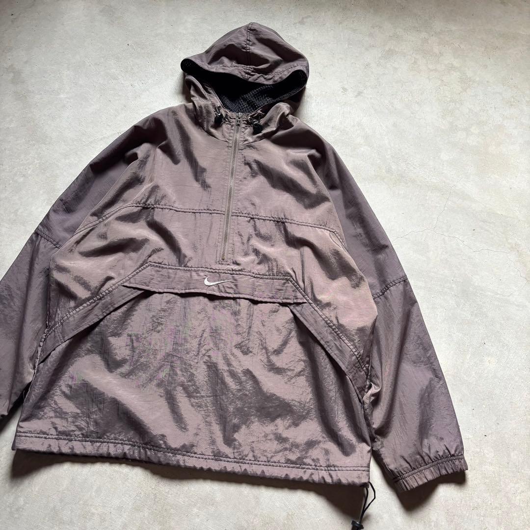 ナイキ　アノラックジャケット　ナイロンジャケット　90sレアカラー