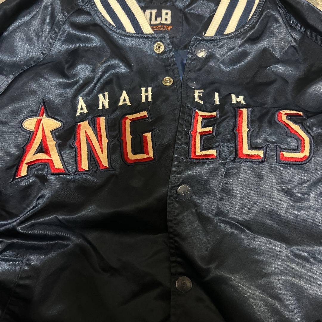 ANAHEIM ANGELS スタジャン ネイビー