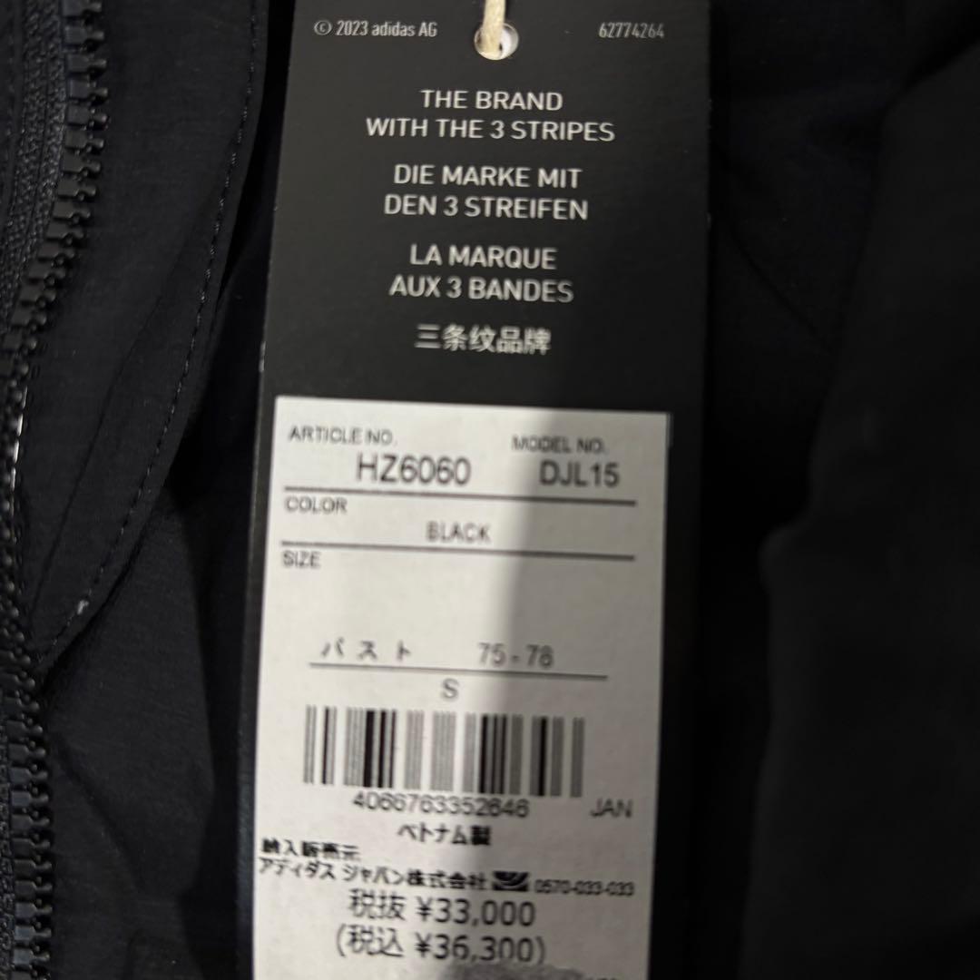 定価36300円　新品adidasゴルフ　ブラックダウンベスト・キルティング