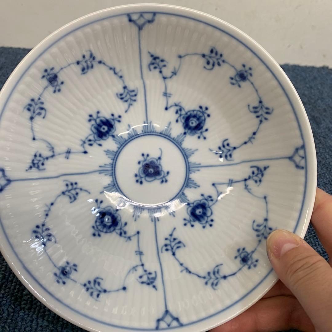 6 ロイヤルコペンハーゲン ブルーフルーテッドプレイン ボウル　15.5センチ