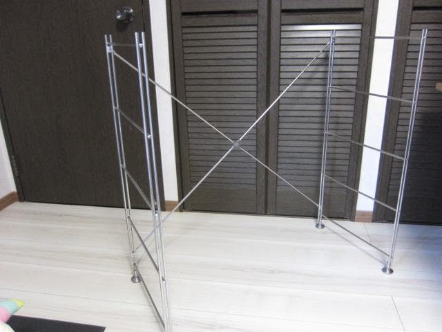 MUJI /無印良品　ステンレスユニットシェルフ3段　ステンレスバスケット×2