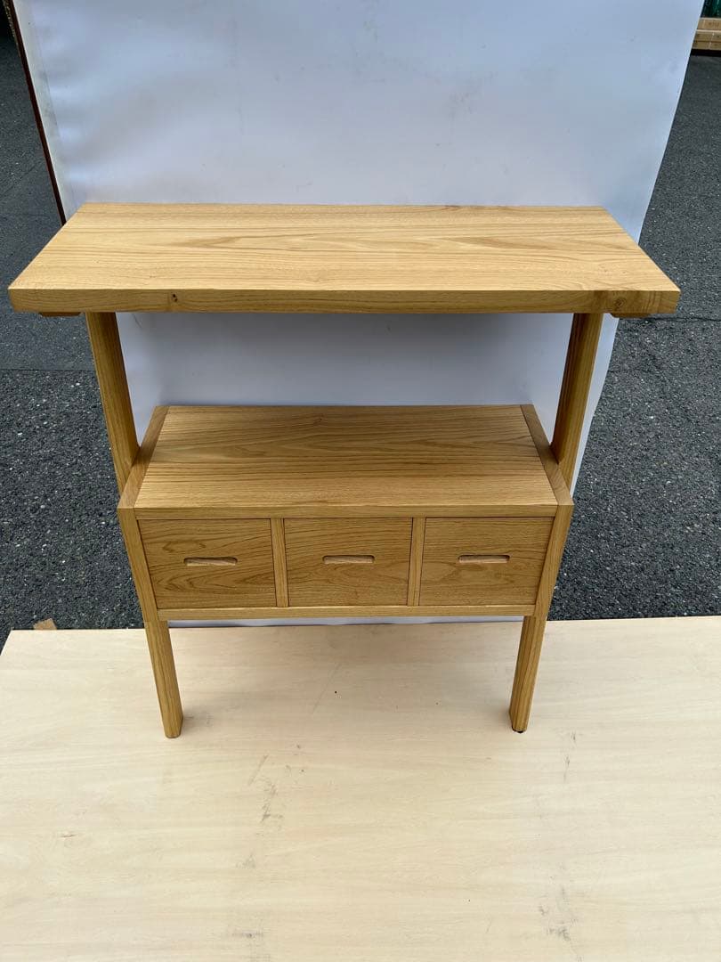 [たのメル便] ホワイトアッシュ　立てかけボード　無垢材　新品未使用