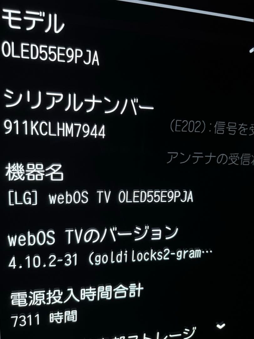 LG 有機EL 55 テレビ TV 本体 OLED55E9PJA プレミア