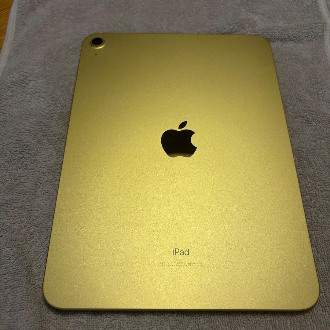 Apple iPad 第10世代 64GB イエロー Wi-Fiモデル