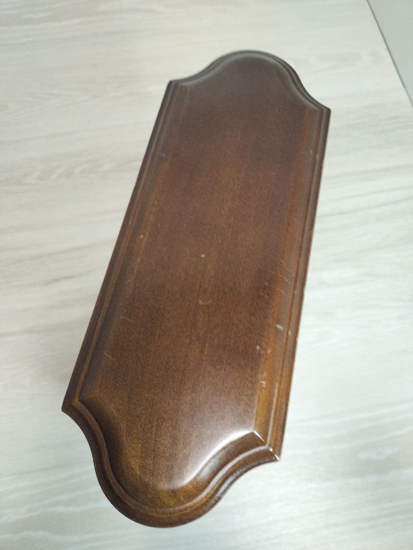 【希少品】SEIKO エンブレム HW474M 木製 置時計 電子オルゴール