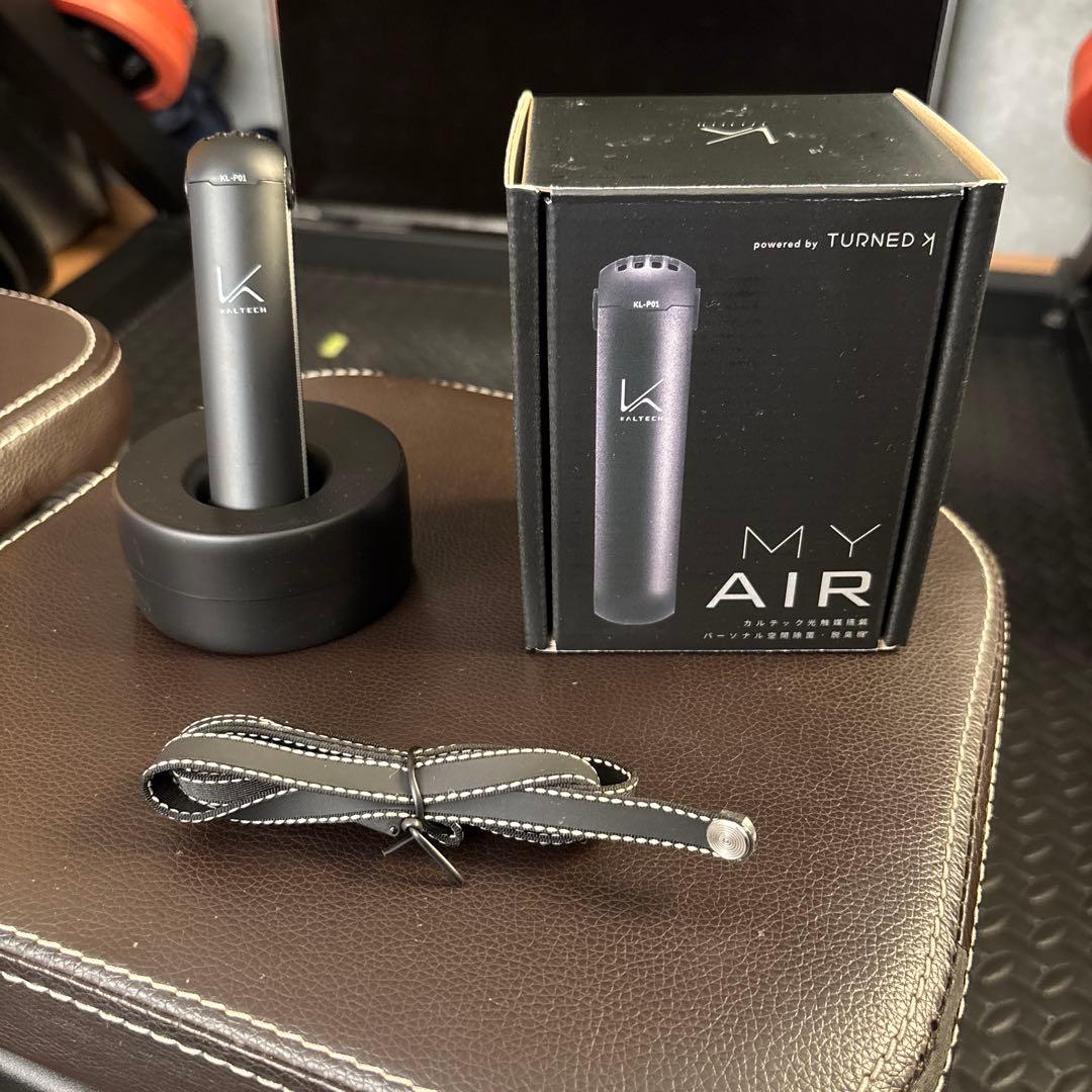 【美品・フルセット】カルテック MY AIR 首掛け空気清浄機 KL-P01