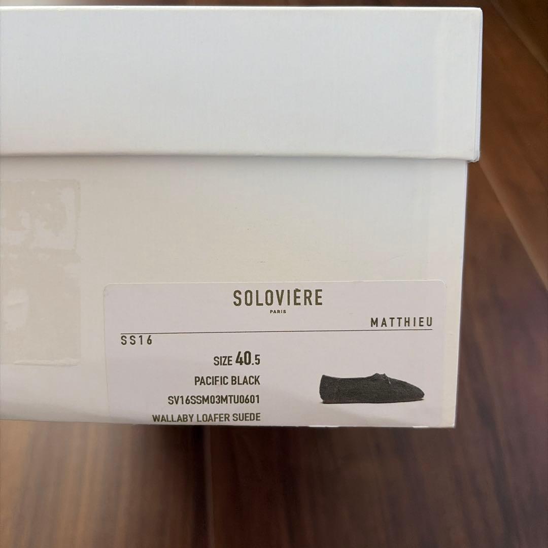 【新品】SOLOVIERE スエードシューズ/ サイズ40.5