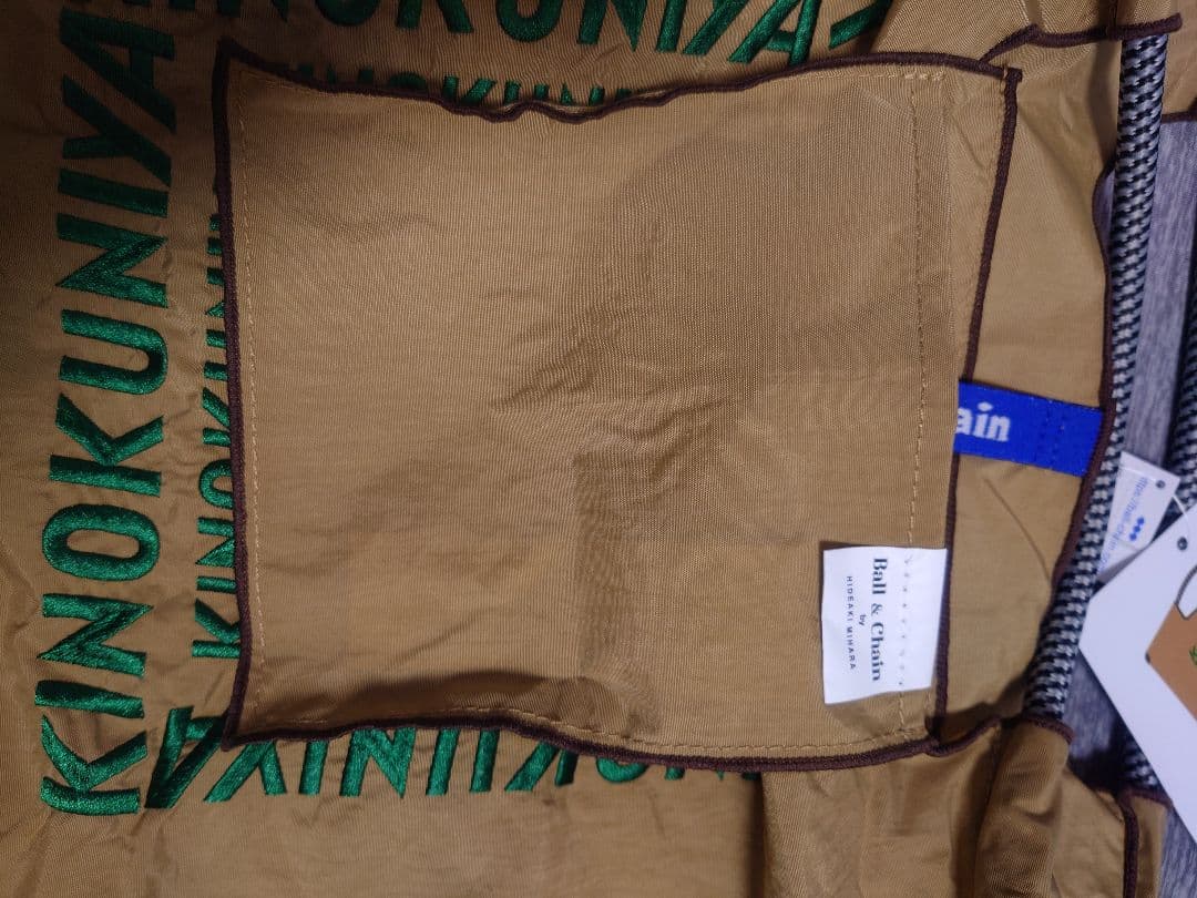 【正規品】ボールアンドチェーン　KINOKUNIYA エコバッグ 紀伊国屋