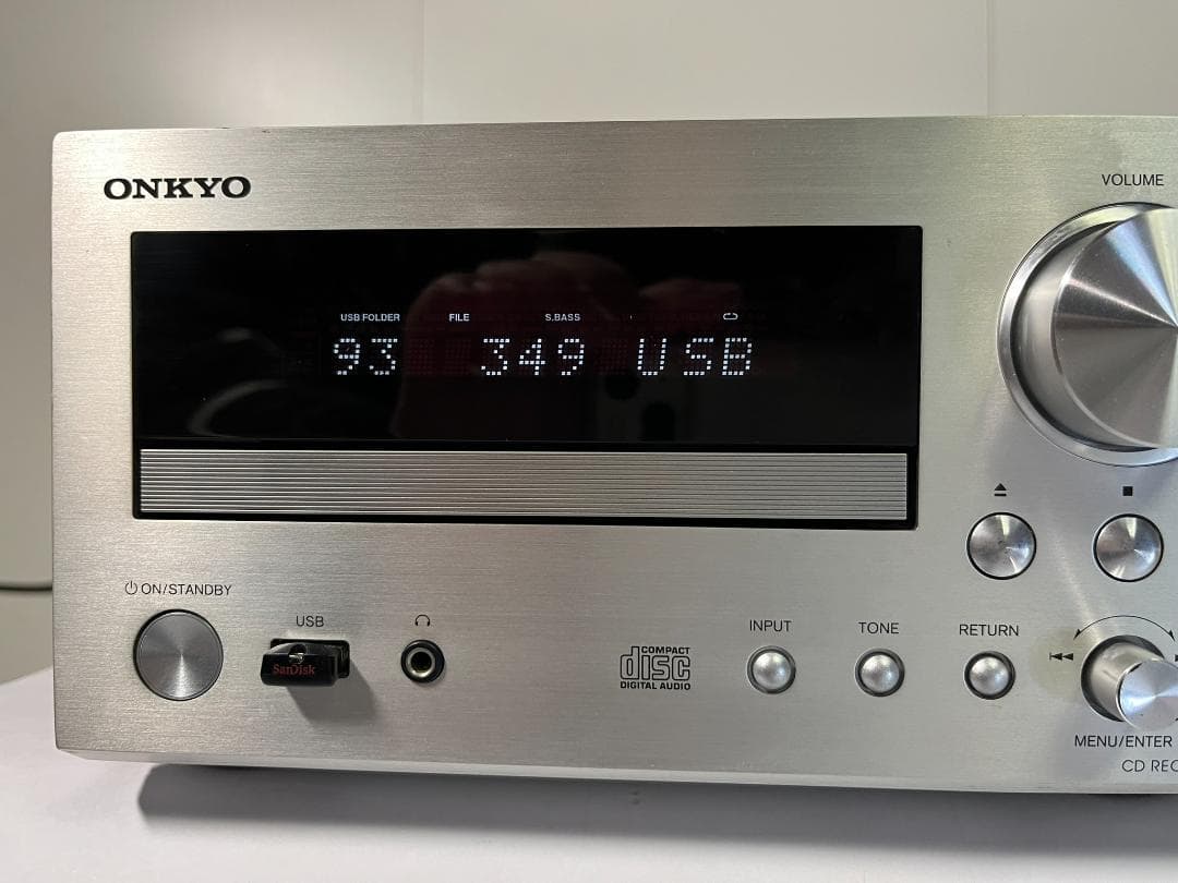 ONKYO オンキョー CR-555 CDレシバーアンプ/本体のみ中古品④