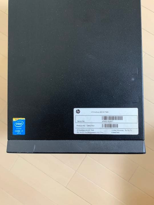 hpCompaqEliteDesk800デスクトップパソコン　Windows10