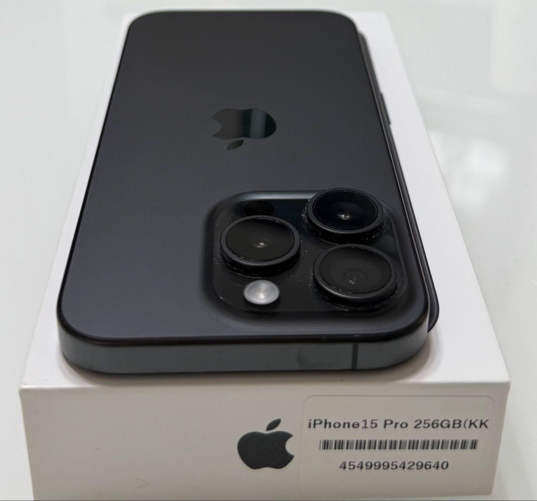 iphone 15PRO 256GB ブラックチタニウム バッテリー95%