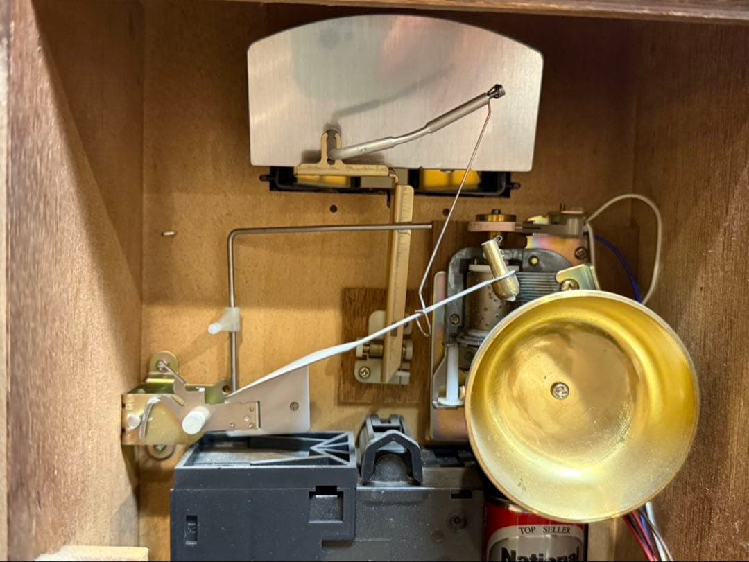 本日限定値下げ【送料込み】リズム時計工業　置き時計 からくり時計 花のワルツ