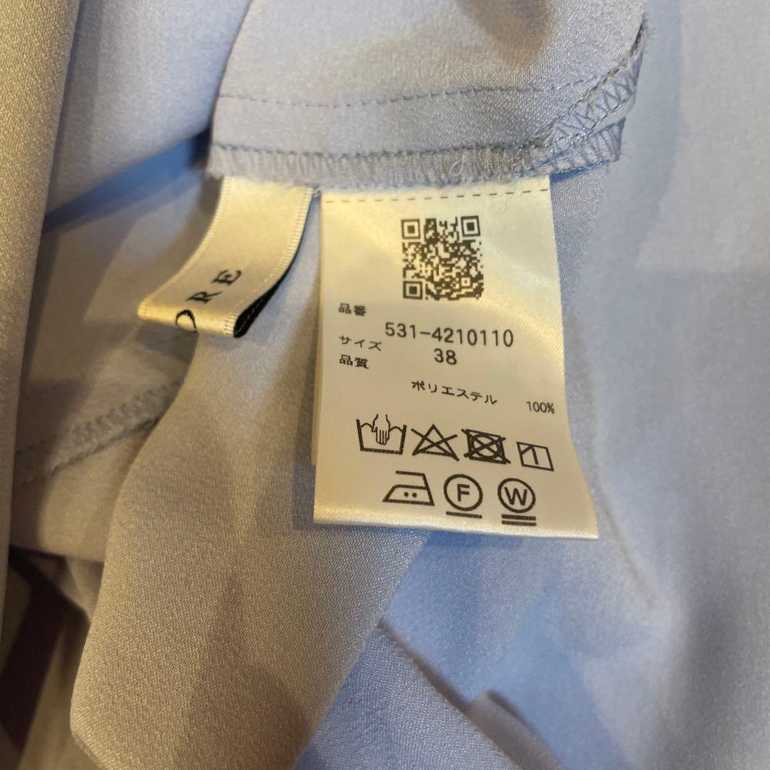 ADORE ライトデシンブラウス水色