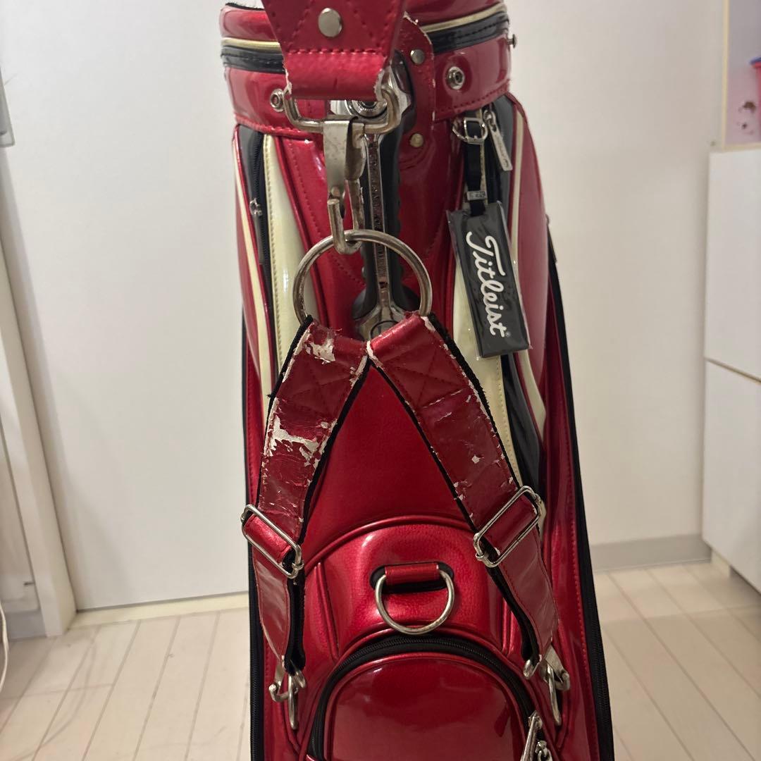 Titleist 赤　キャディバッグ　限定モデル