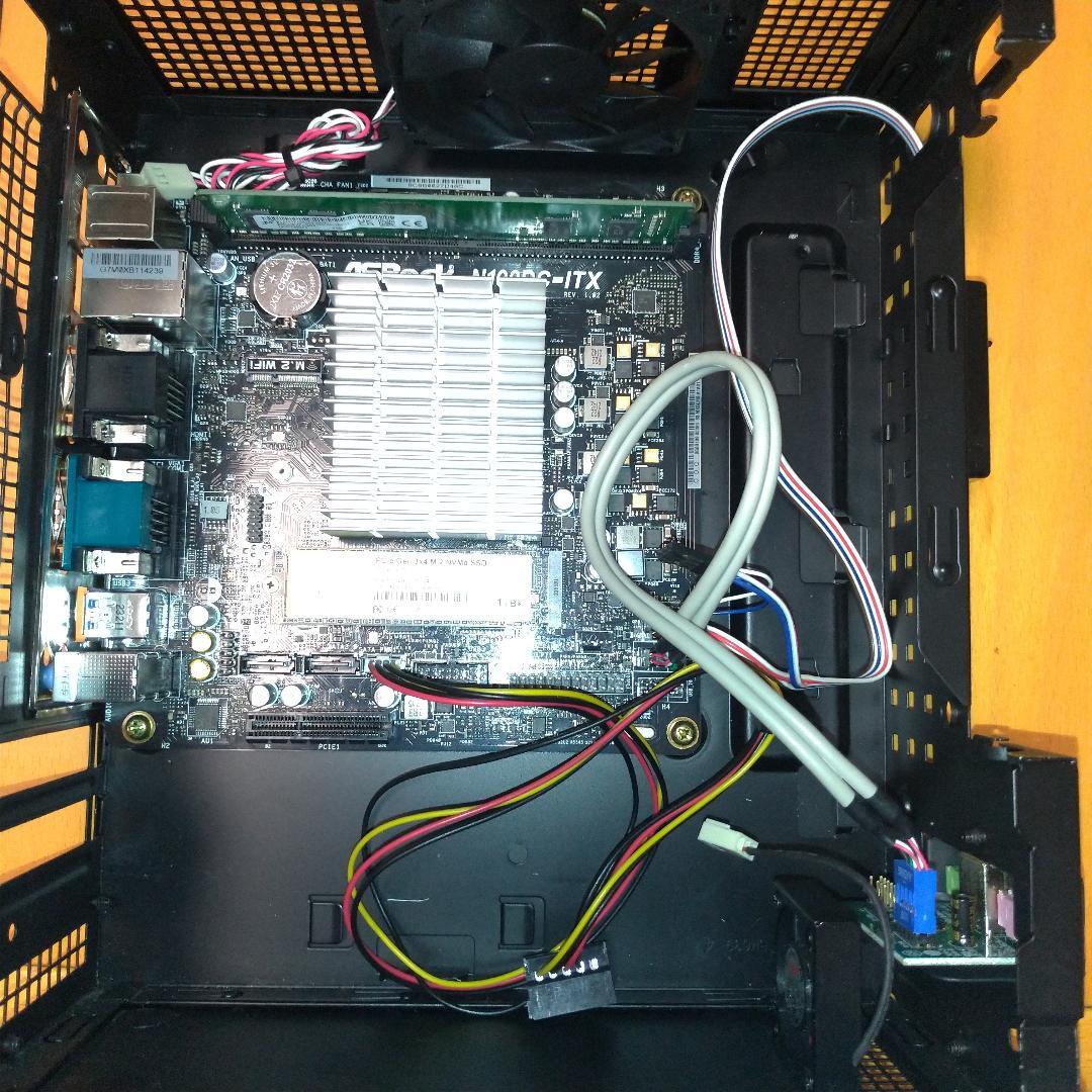 N100DC-ITX+アースソフトPT3 2枚+Win11Pro+1TNVME
