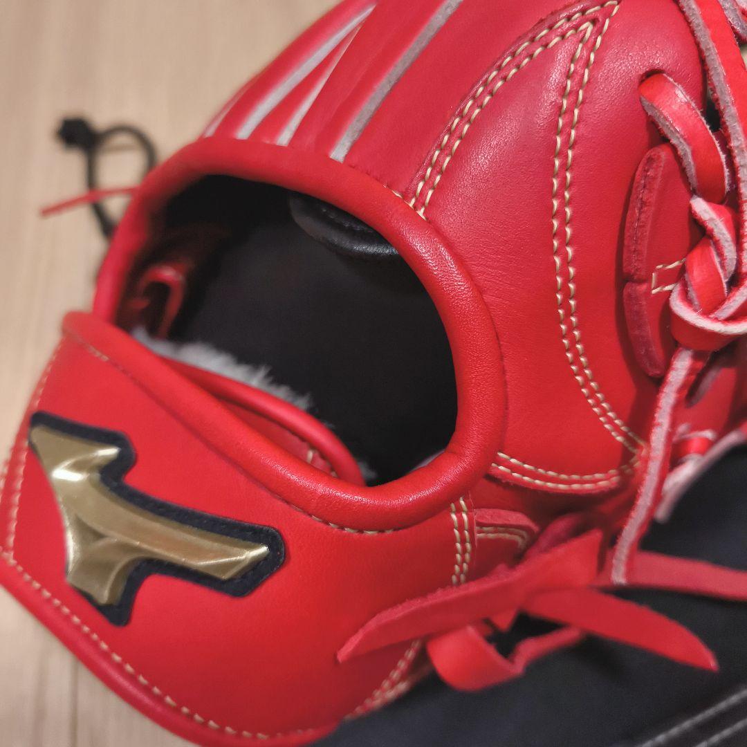 美品　MIZUNO グローバルエリート　大人用　軟式 内外野手グローブ　専用袋付