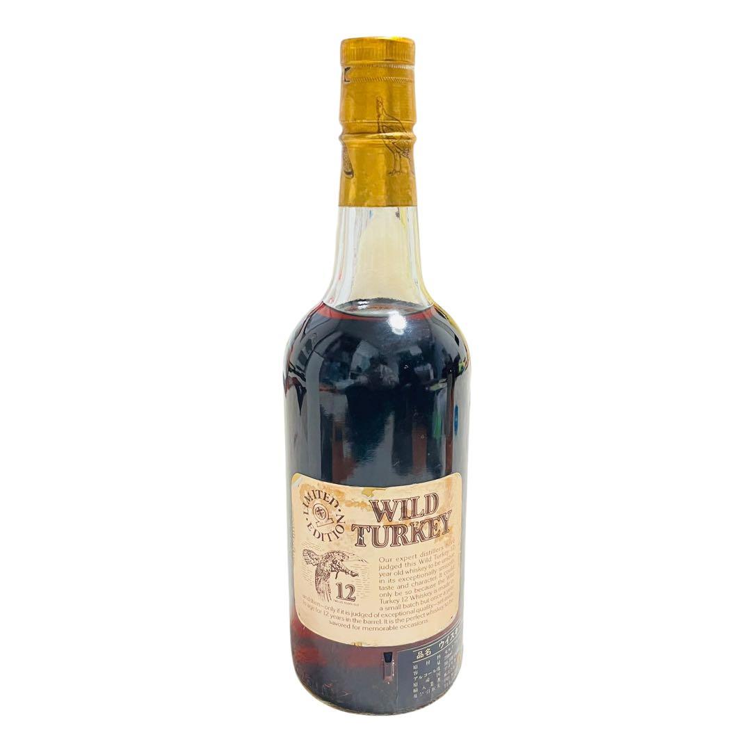 未開栓 Wild Turkey 12年 リミテッドエディション ゴールドラベル