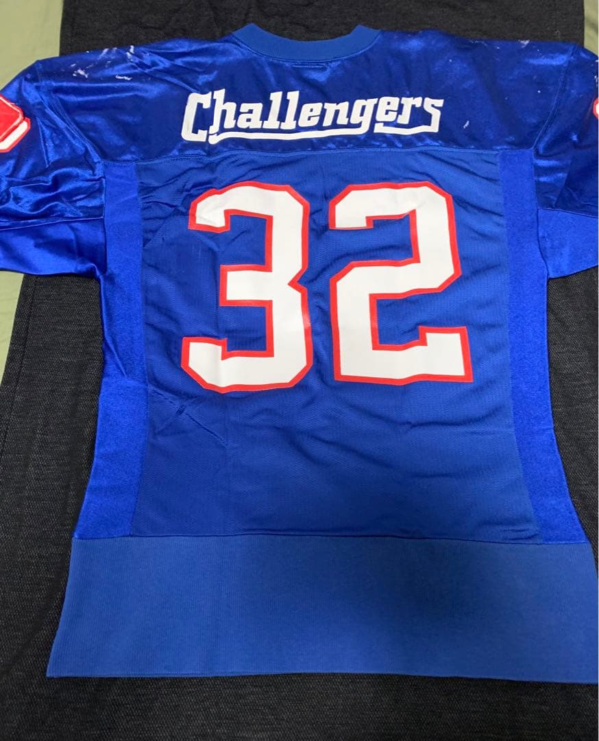 アメフト　試合用ユニフォーム　アサヒ飲料チャレンジャーズ