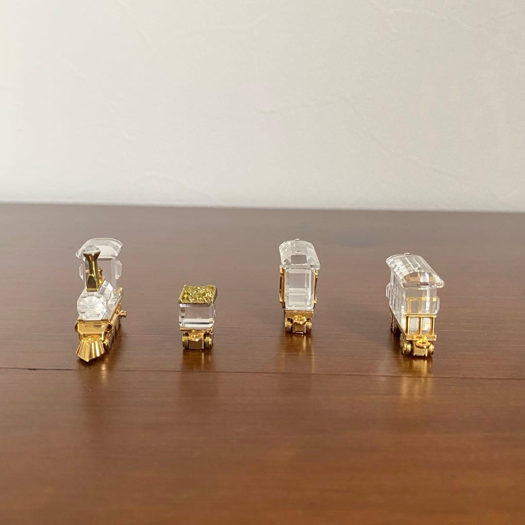 SWAROVSKI スワロフスキー クリスタル 機関車 置物