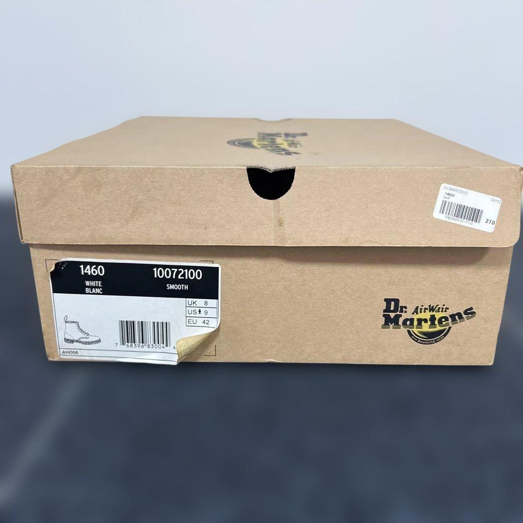 Dr.Martens ドクター•マーチン　ホワイト8ホール UK8 美品