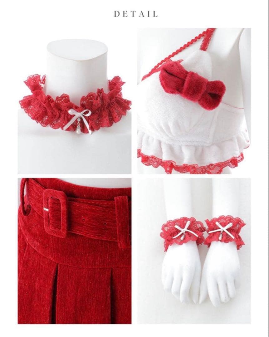 【美品】JEWELS サンリオ ハローキティ セットアップ M レッド