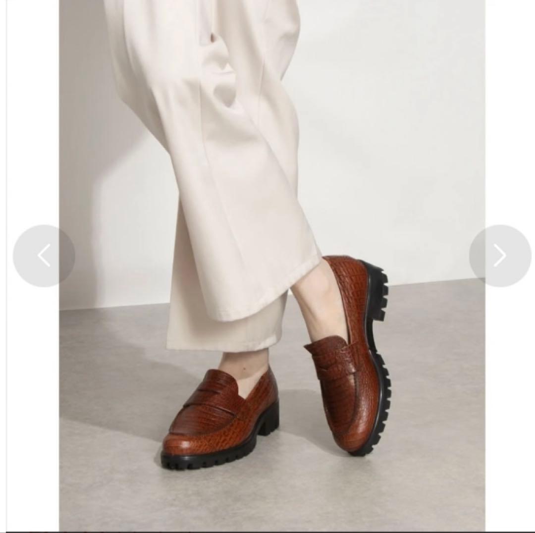 ECCO エコー 厚底ローファー モッドトレイ 24.0 24.5 38