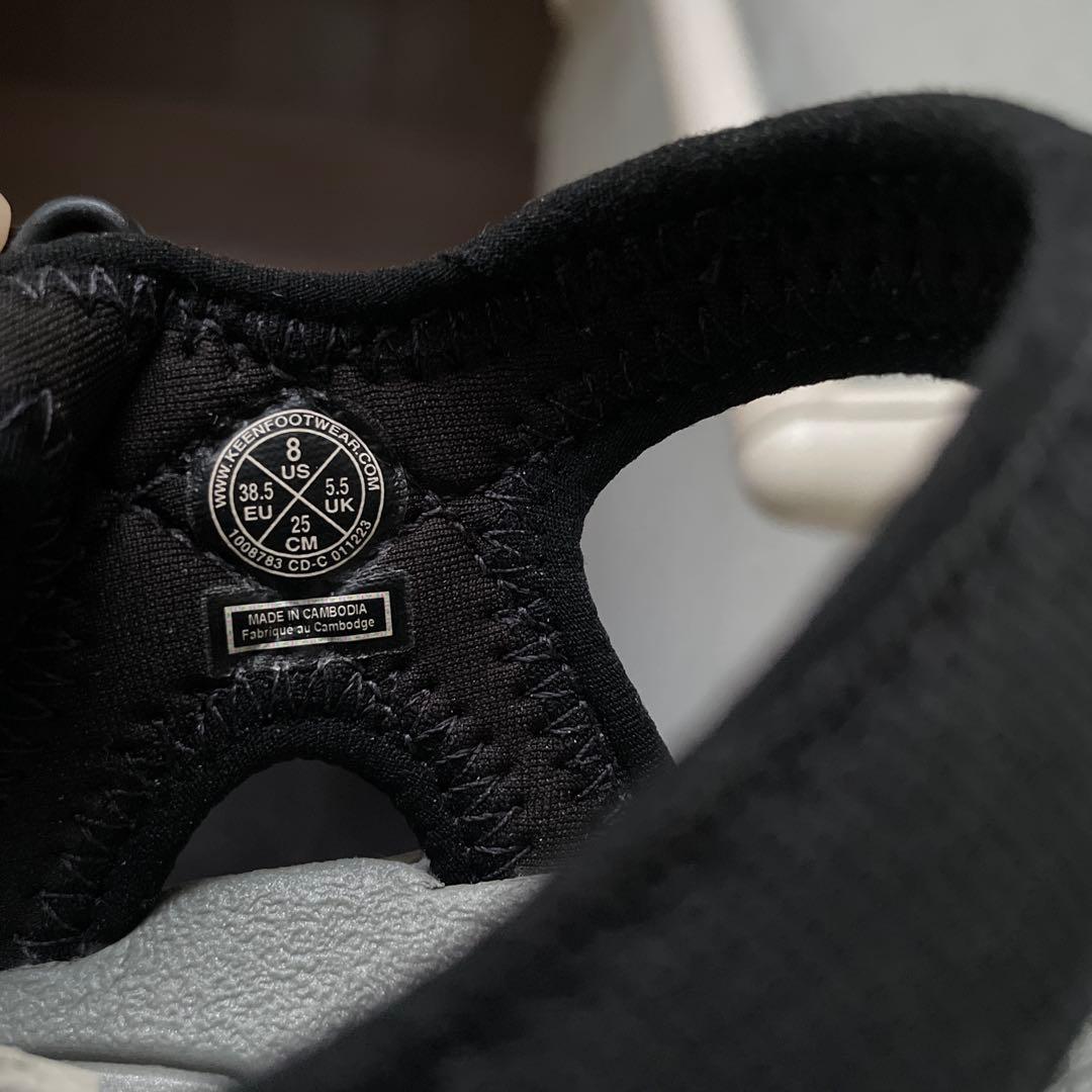 keen キーン　サンダル　ローズサンダル　黒　25cm