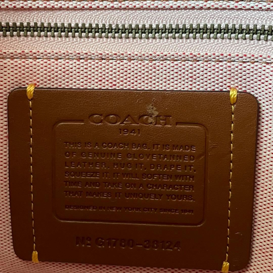 コーチ ローグ 2WAY バーガンディ 美品