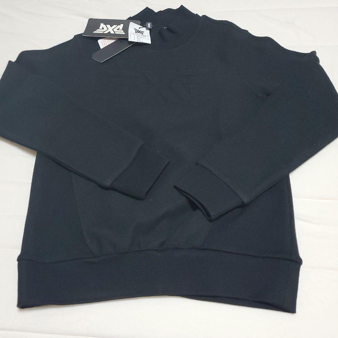 PXG ブラック クルーネックセータートレーナー