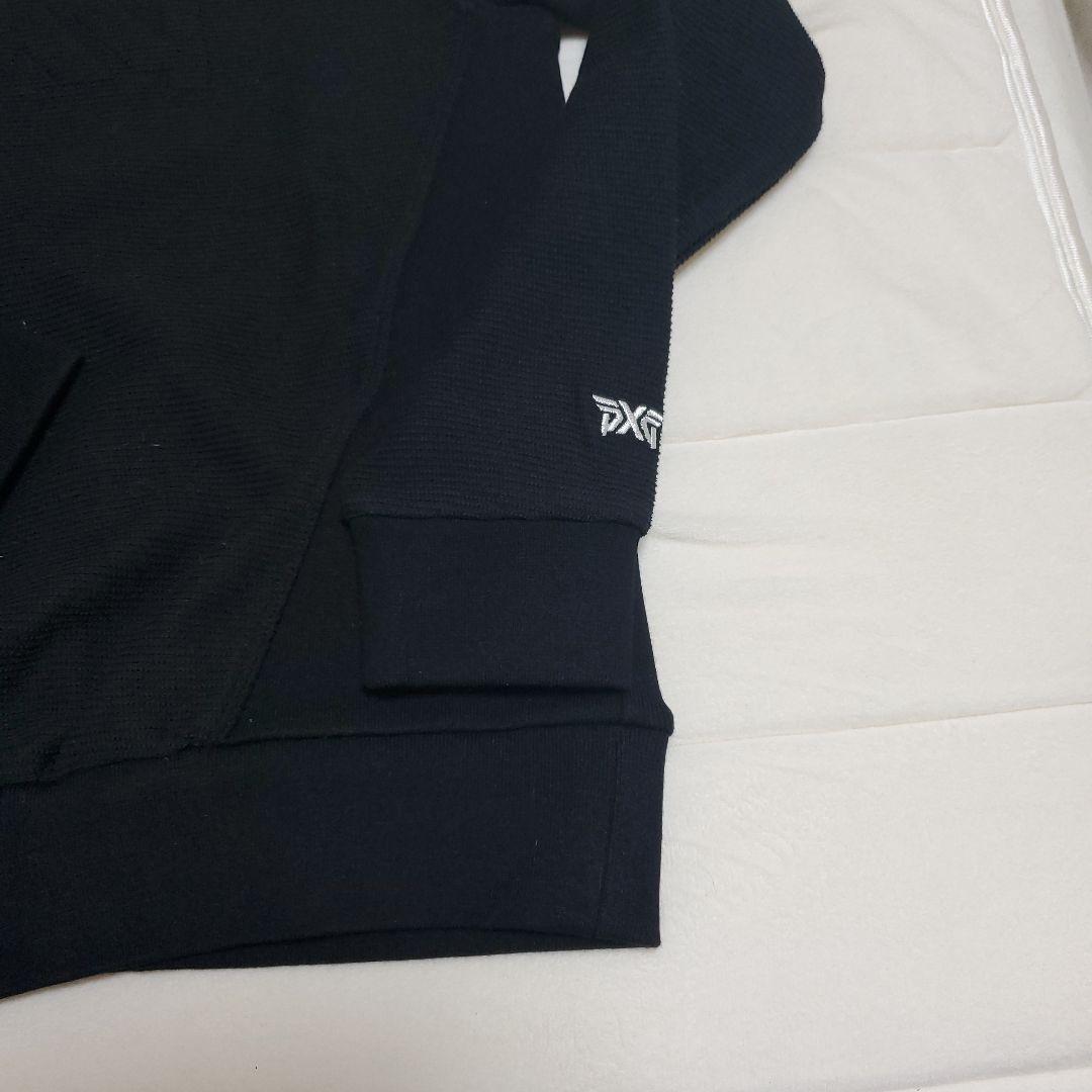 PXG ブラック クルーネックセータートレーナー