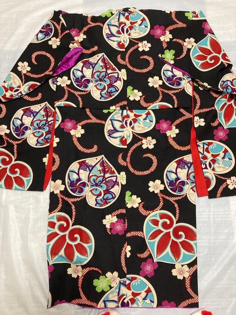 七五三 撫松庵7歳　5歳四身着物・長襦袢２点セット　女の子