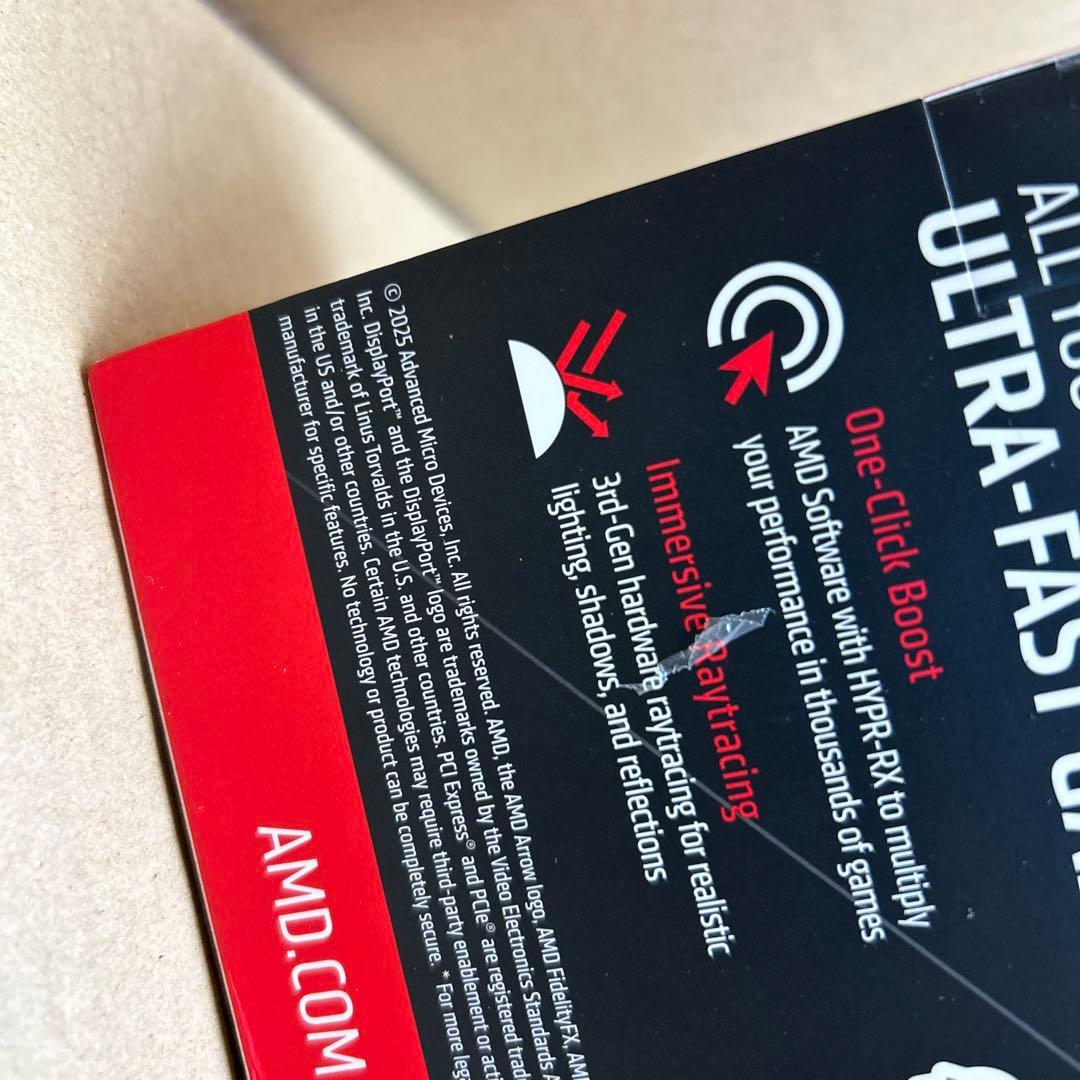 ASUS AMD Radeon RX9070 ビデオカード　16GB