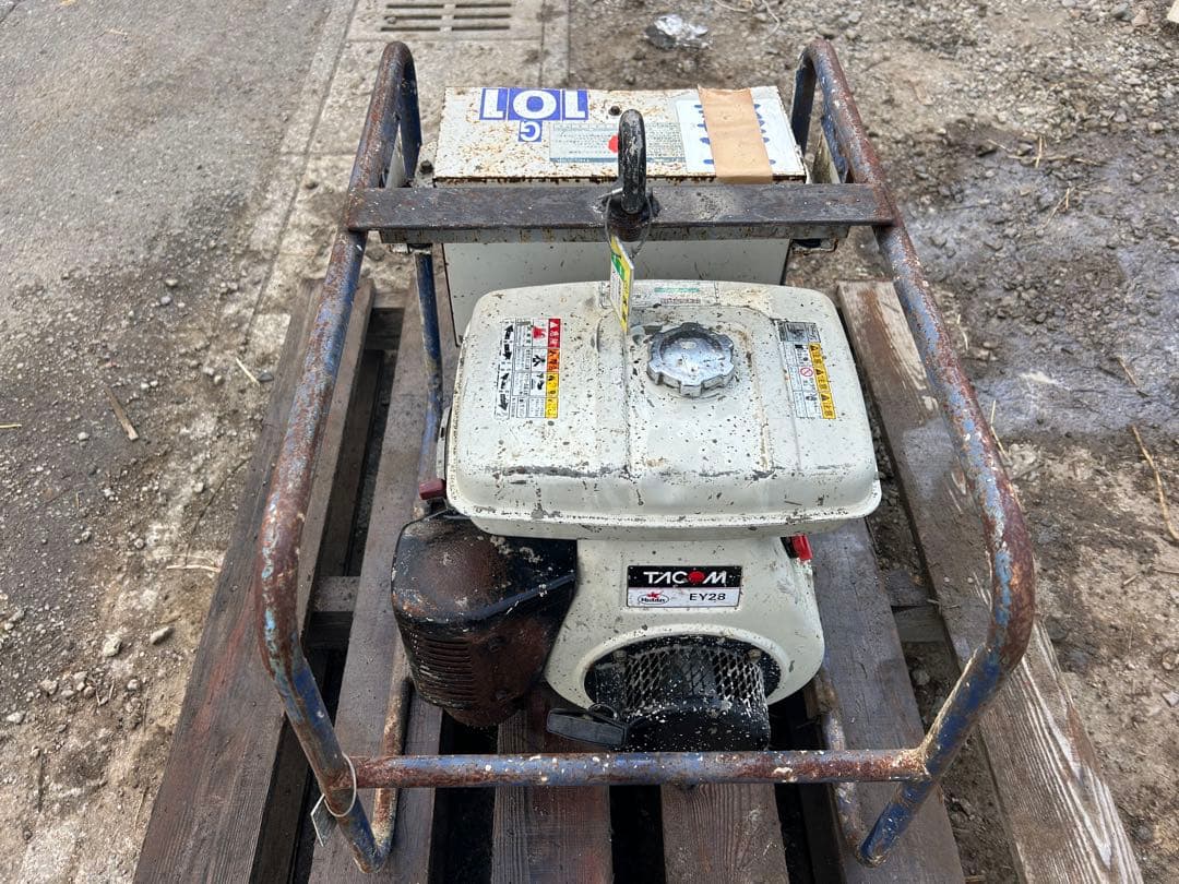 宮崎　TACOM 高周波エンジン発電機　発電機　バイブレーター　高周波