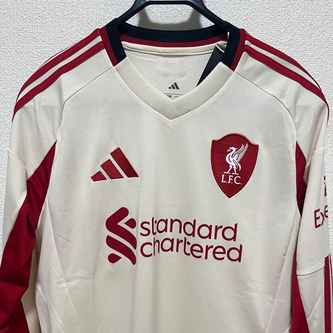 新品 リバプールFC 25 26 ユニフォーム 長袖 アウェイ アディダス