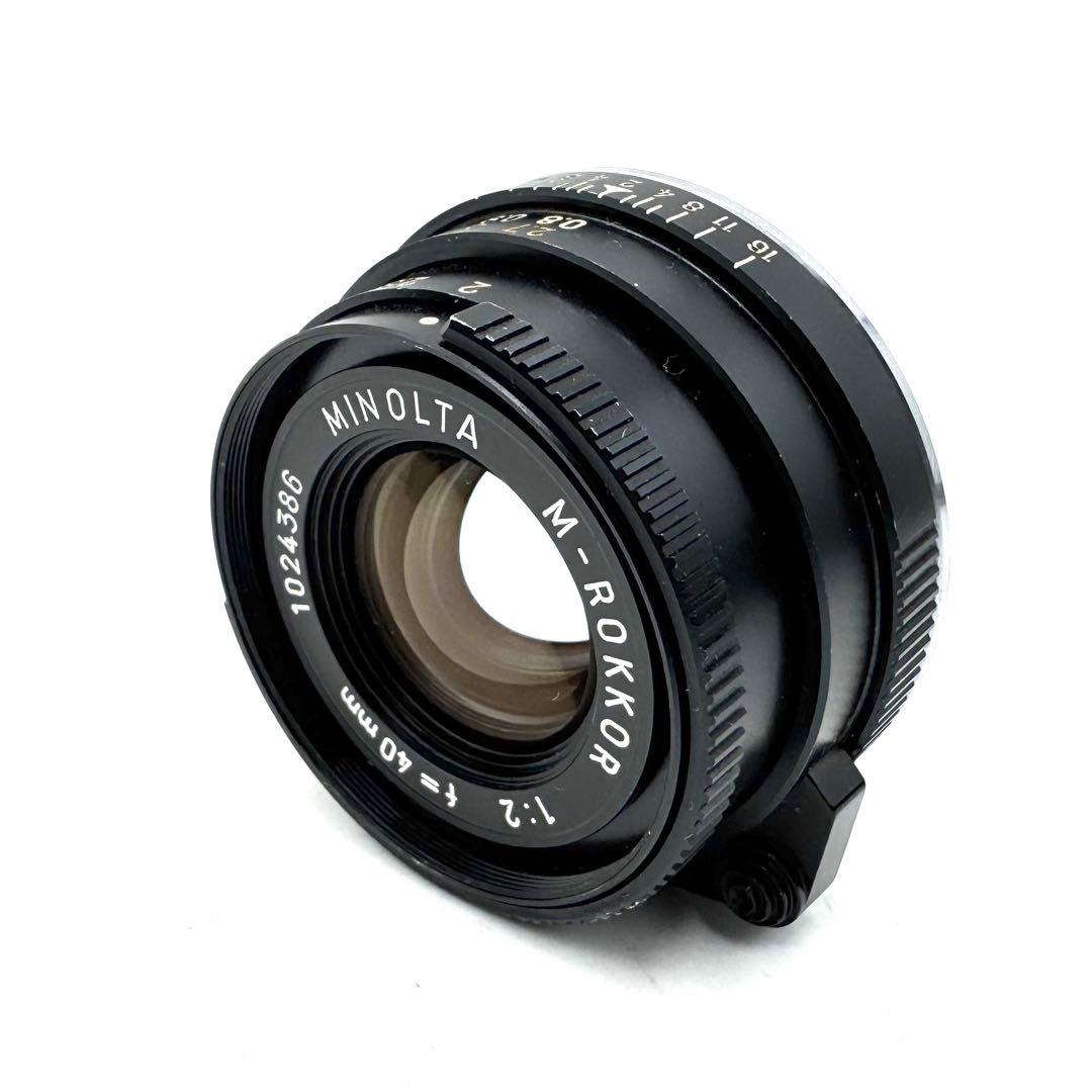 MINOLTA ミノルタM-ROKKOR 40mm f2 ライカMマウントレンズ