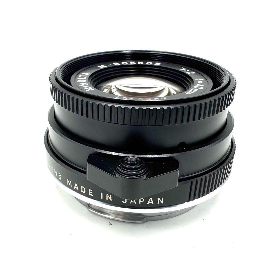 MINOLTA ミノルタM-ROKKOR 40mm f2 ライカMマウントレンズ