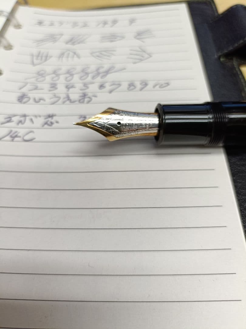 モンブラン　マイスターシュテュック１４９　エボ芯　なで肩　中白１４C