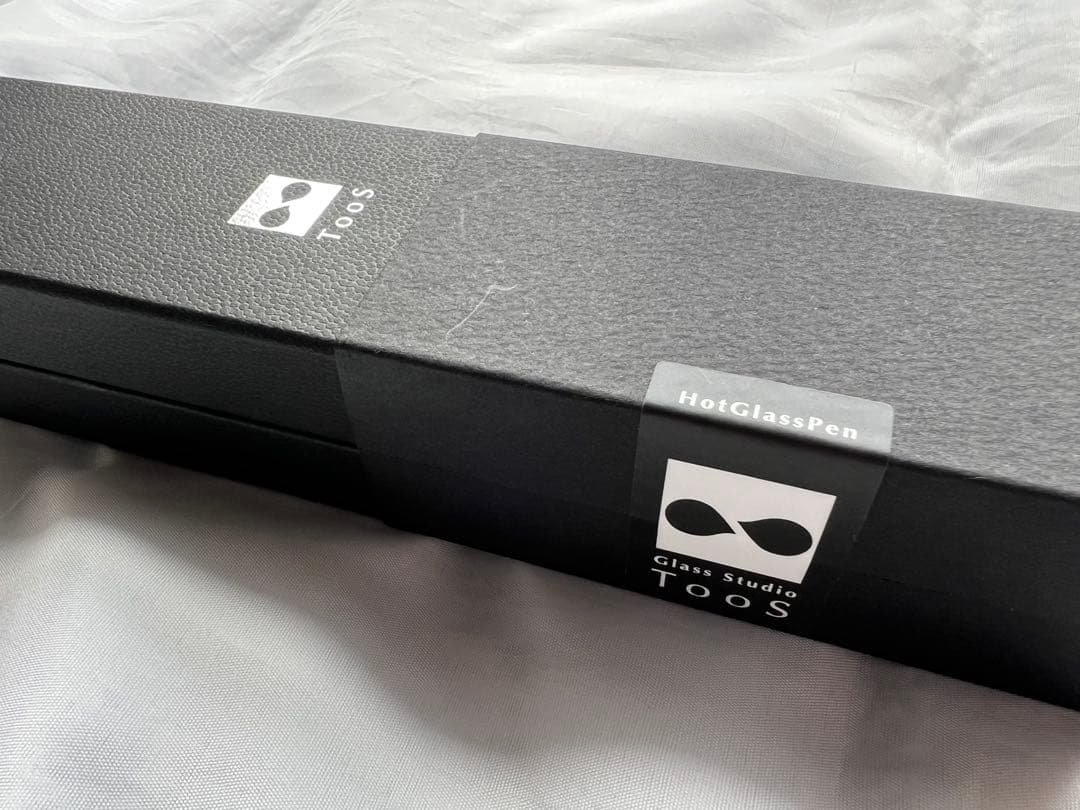 ★新品・送料込★Glasspen TAKETORI 月の鏡 紫色 ガラスペン