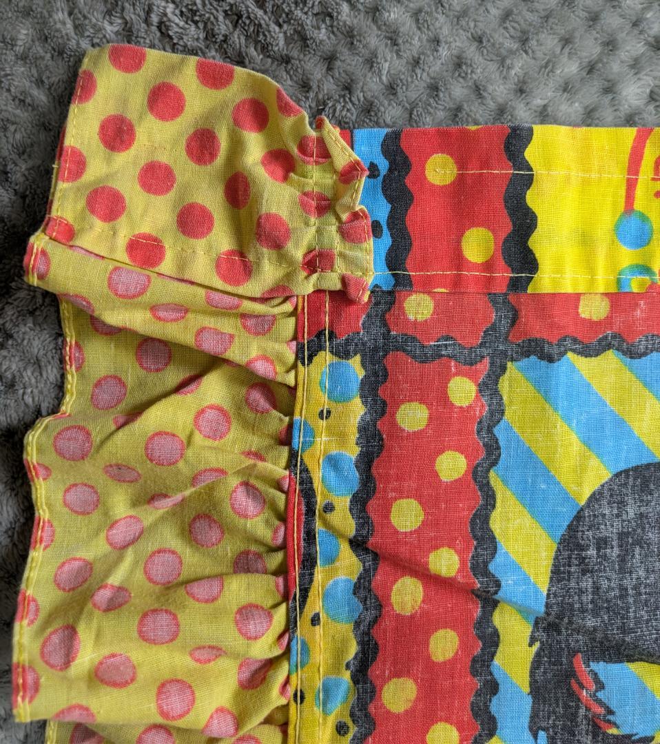 ヴィンテージ Sears カーテン 上飾り付き