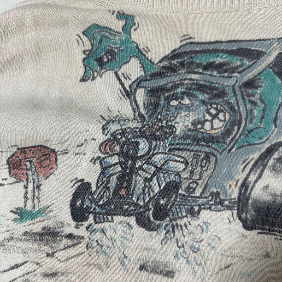 50s-60s CLE ホットロッド エアブラシ スウェット スーパービンテージ