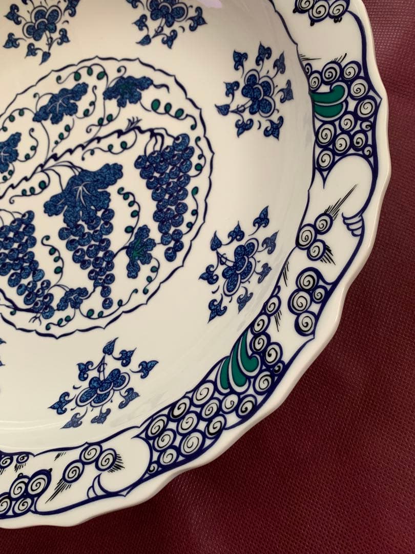 メトロポリタン美術館　直径36cm 飾り皿　大皿 トルコ製　MMA