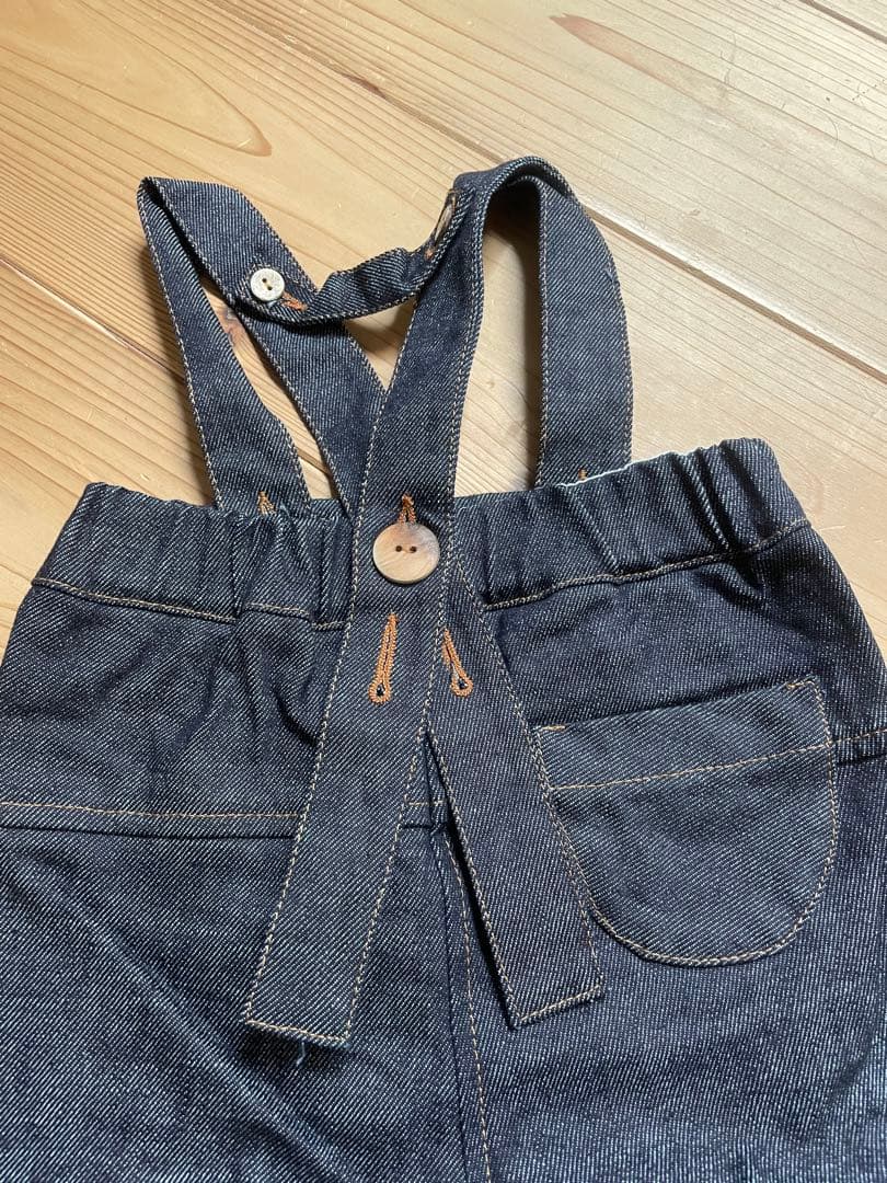 【新品未使用】HELLO LUPO blue denim 18-24m