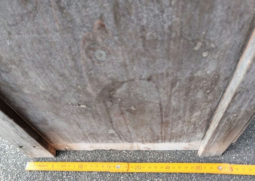 靴箱　傘立て レトロ　棚　木箱