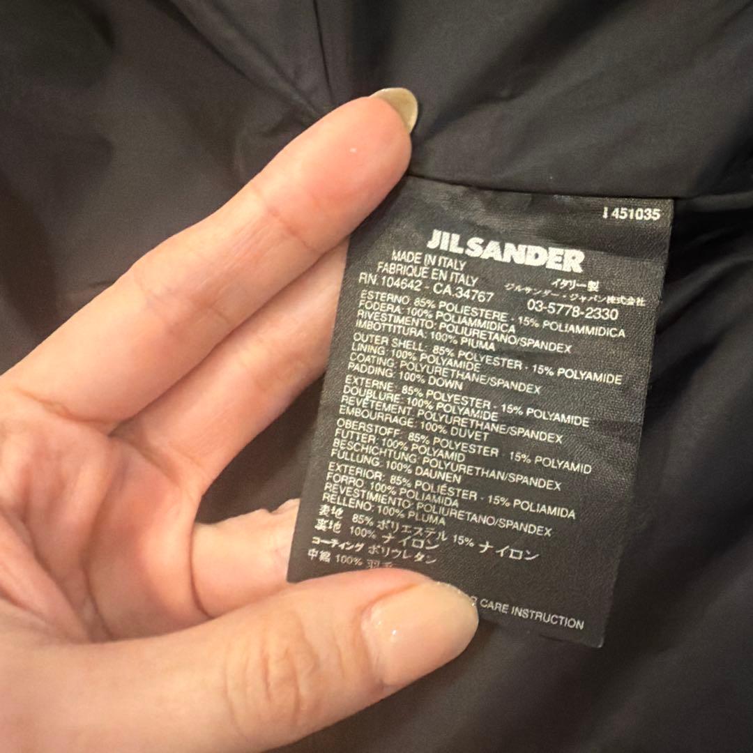 【新品】JIL SANDER フーデッド ダウンコート