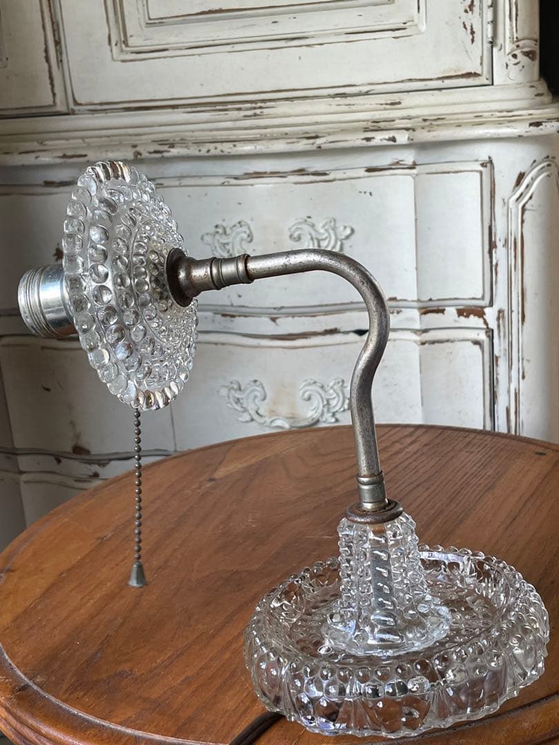 アンティーク　ウォール　壁掛け　ランプ　ミルクガラス　ガラス　シェード　アメリカ