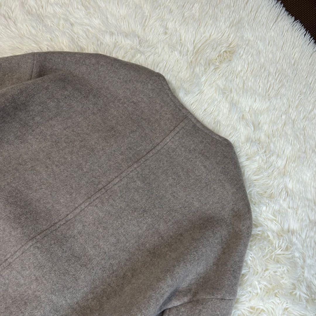 ✨美品✨大人気 ノーブル MTRカラーレスジップショートコート 近年モデル 38