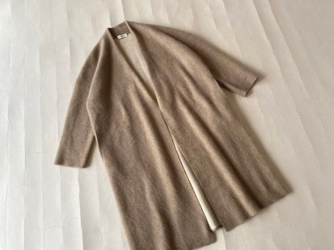 トゥモローランドTOMORROWLANDラクーンヘアリーWフェイスコーディガン