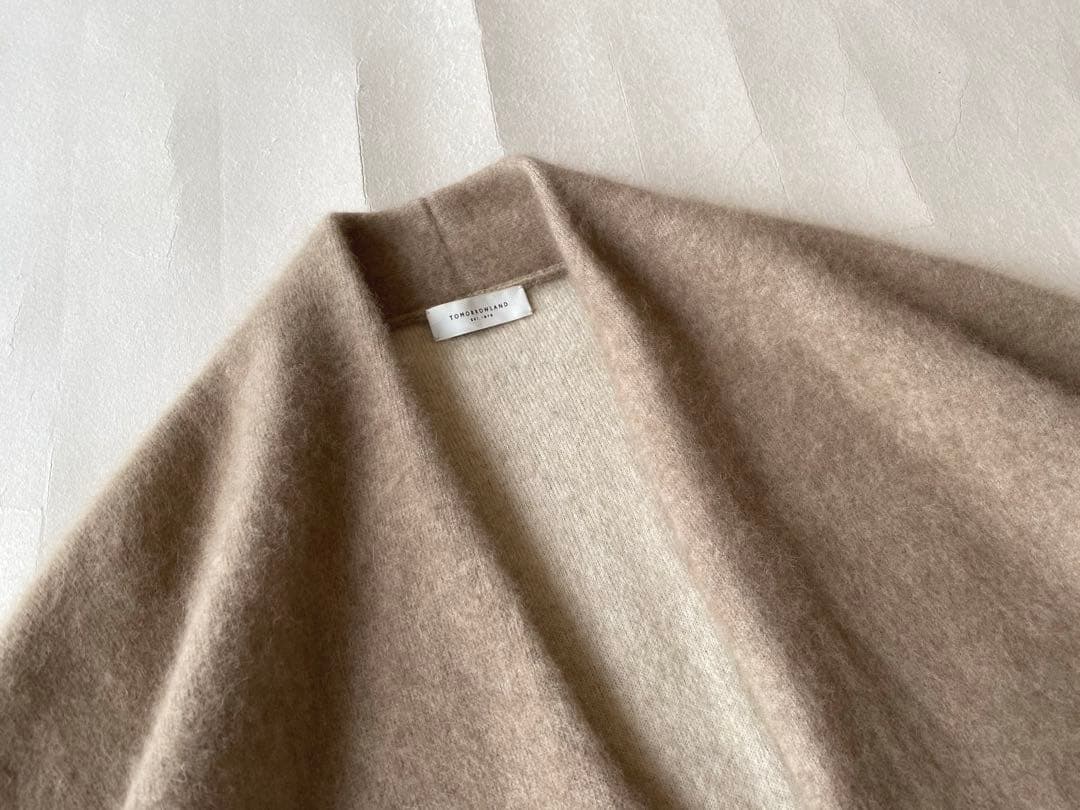 トゥモローランドTOMORROWLANDラクーンヘアリーWフェイスコーディガン