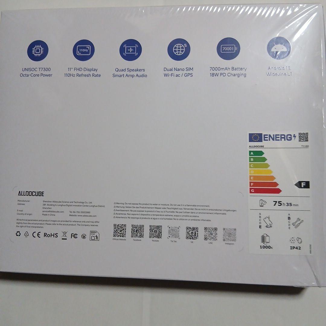 新製品 ALLDOCUBE iPlay 70E タブレット 11インチ