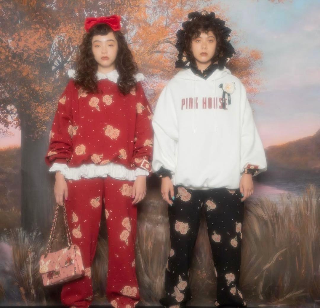 little sunny bite×PINK HOUSE コラボ　スウェット